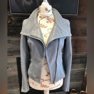 Danier, moto leather jacket. 2XS